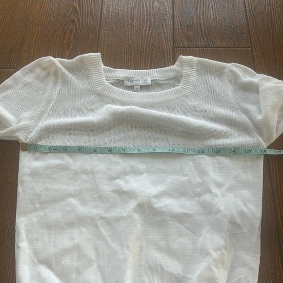 The Wendy cotton sweater is knitted in Italy. RETAIL $370 - Picture 6 of 7